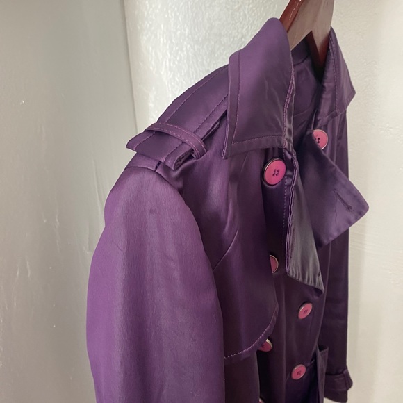 Very Stylish Purple Coat, Fervente Europe - Picture 4 of 5